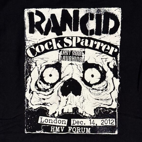 Fruit of the Loom Other - Rancid x C*ck Sparrer Concert T-Shirt – London HMV Forum 2012 – Fruit of the Loo